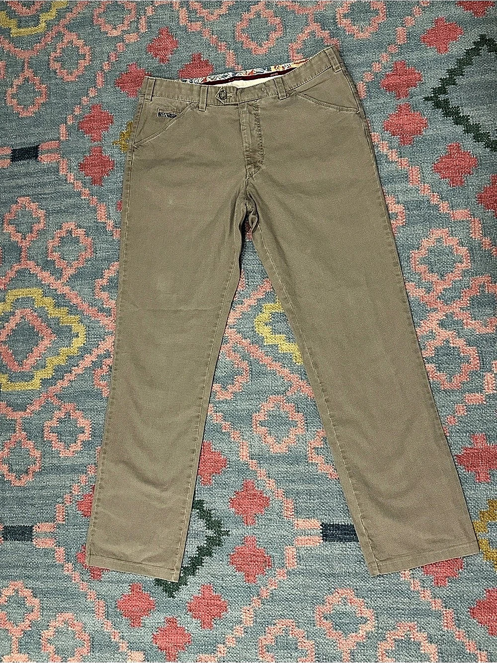 MEYER Chicago Modern Comfort Men’s 36x31 Chinos Tan Khaki EU 52